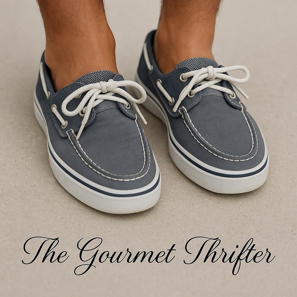 Sperry Top Sider Mens B0AT SHOES KT15 61683 2 Blue And Gray Sz 8 STS10806